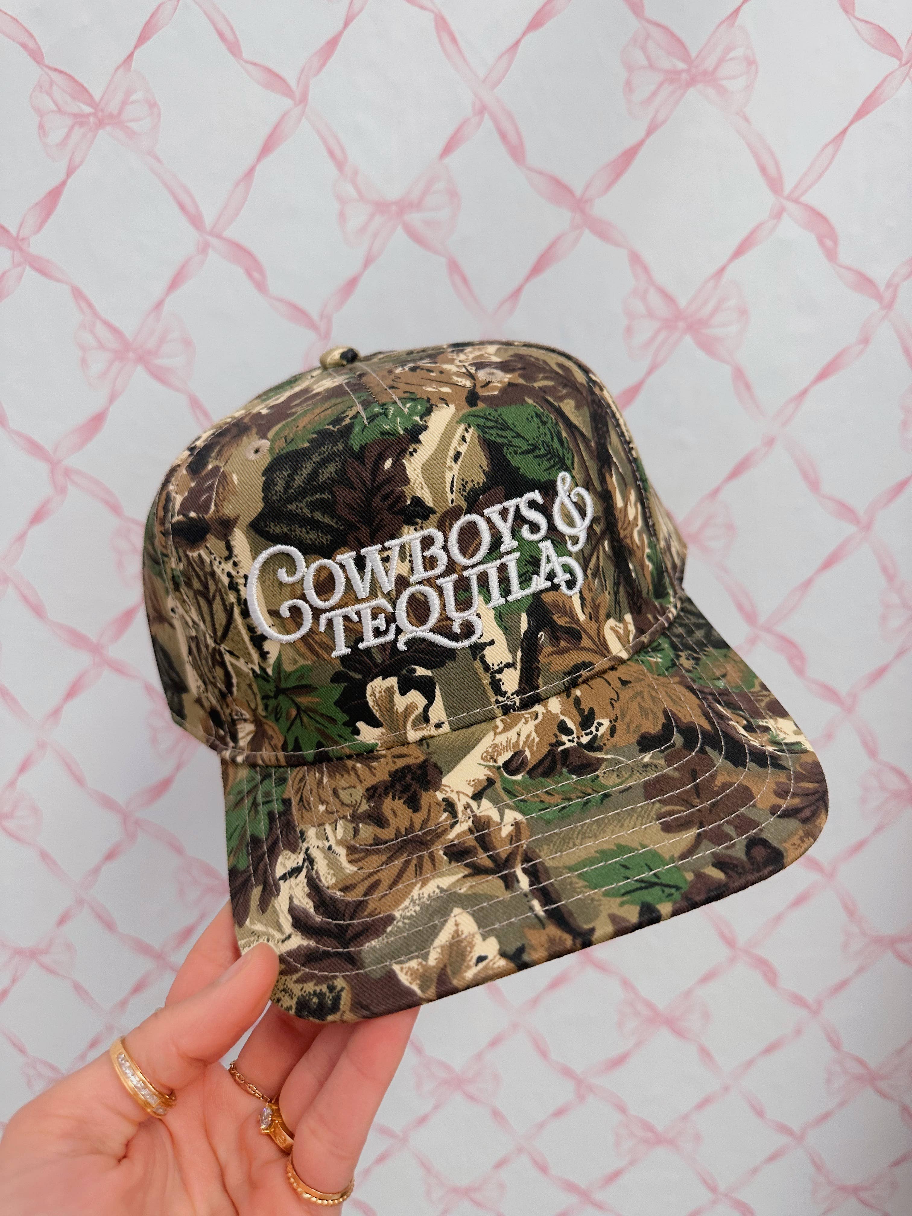 Cowboys & Tequila Camo Hat