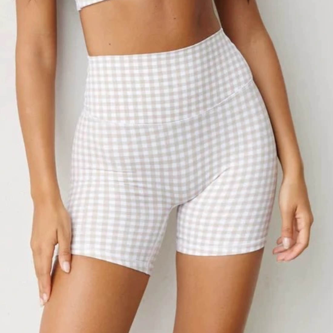 Plaid Print Shorts
