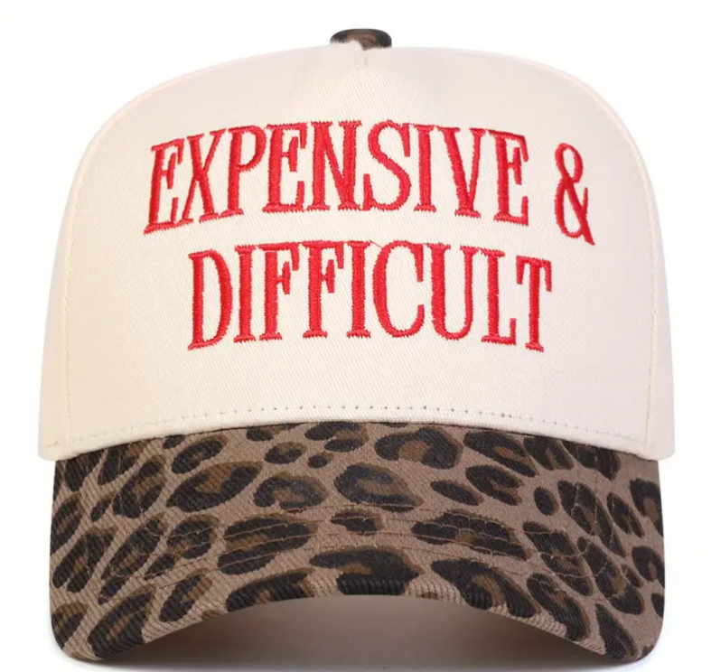 Expensive but Difficult trucker hat