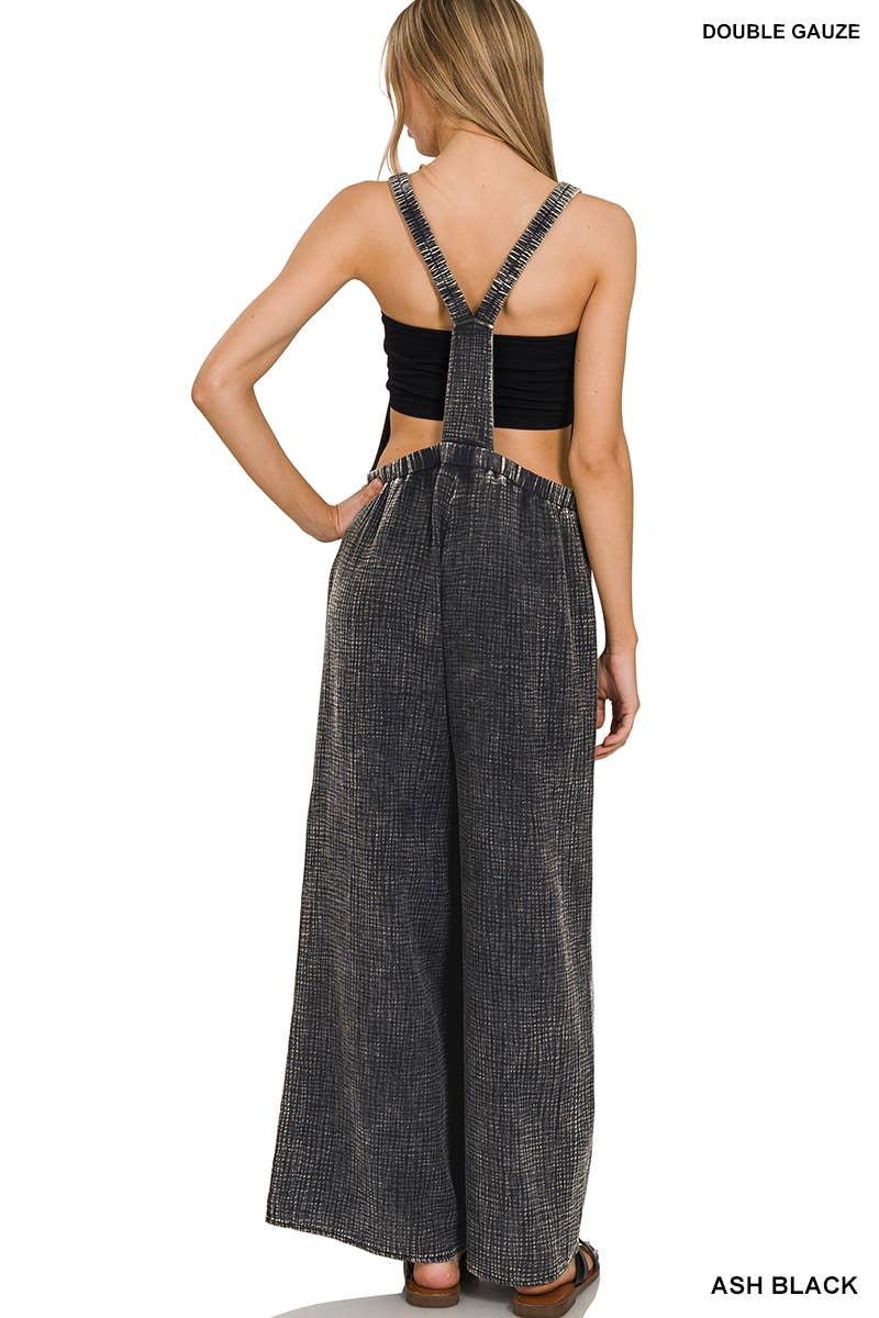 Wide Leg Overalls