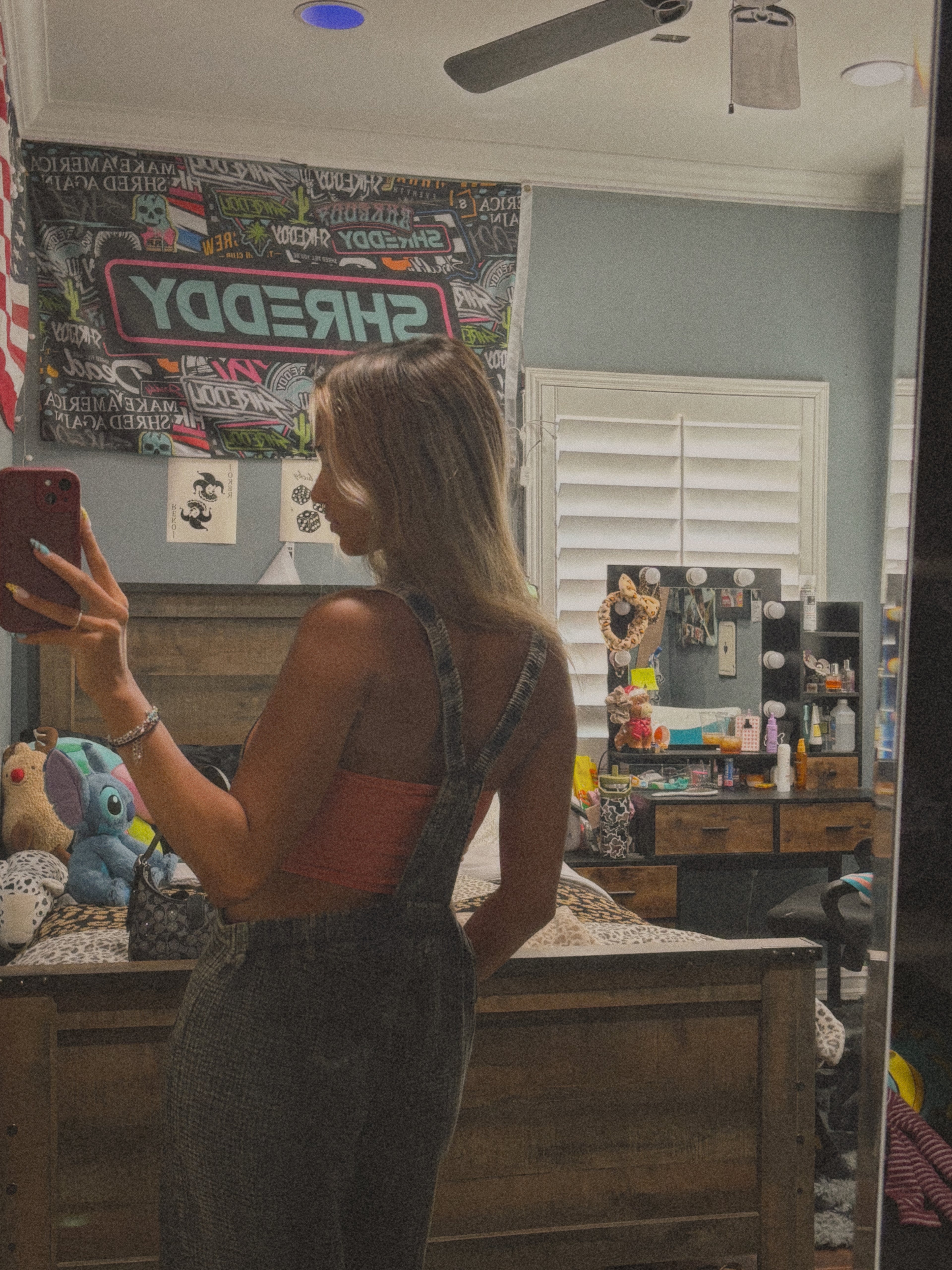 Wide Leg Overalls
